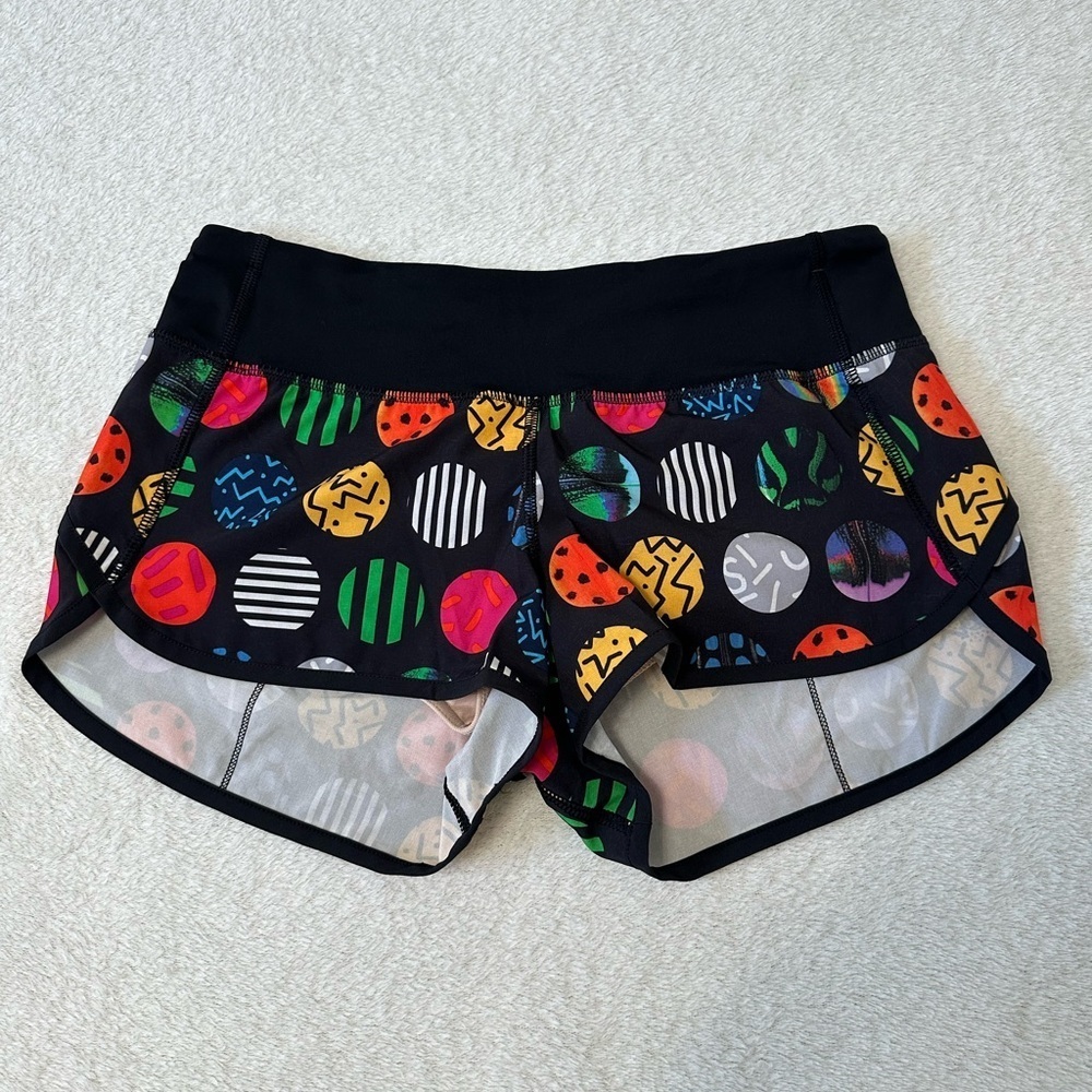 Lululemon Speed Short Rare Seawheeze Balls size 4 - Picture 2 of 7